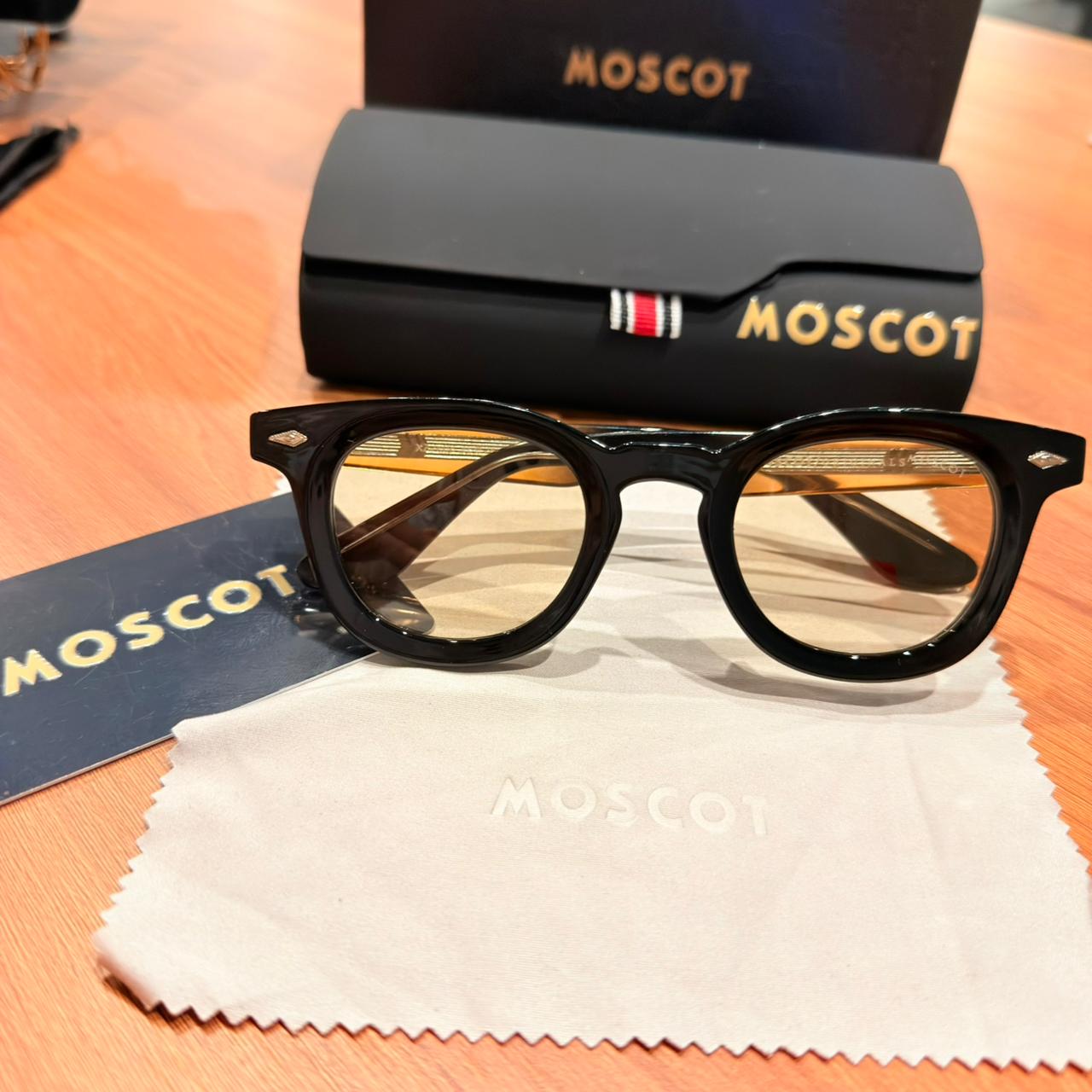 Oculos Moscot Lemtosh Black Amber