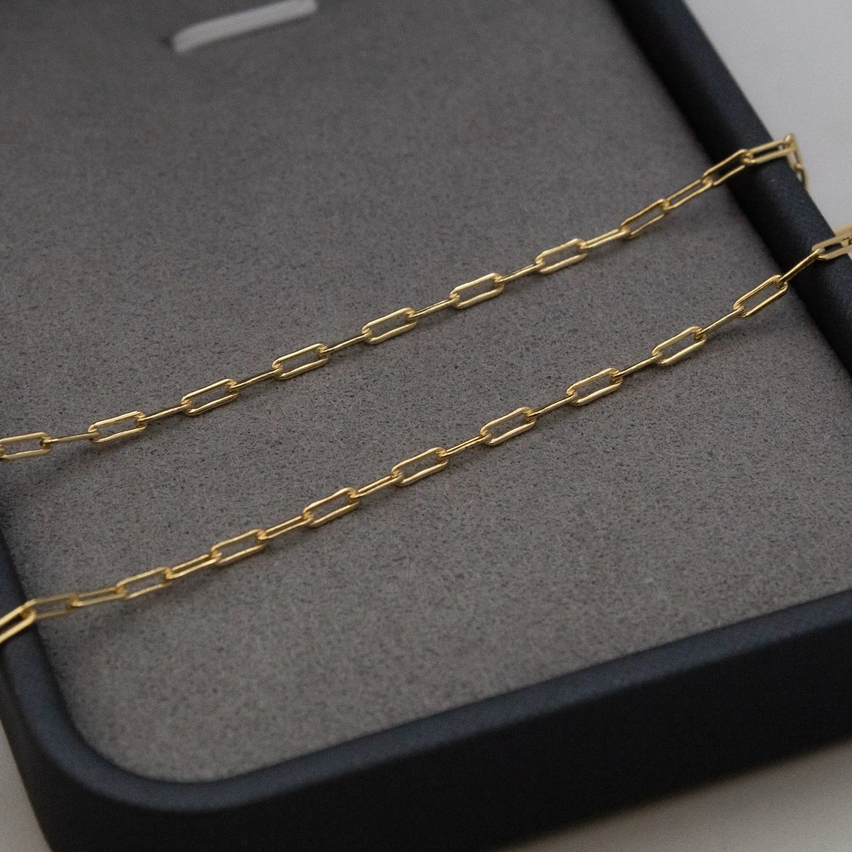 Corrente Cartier Long 2mm Banhado a Ouro 24k