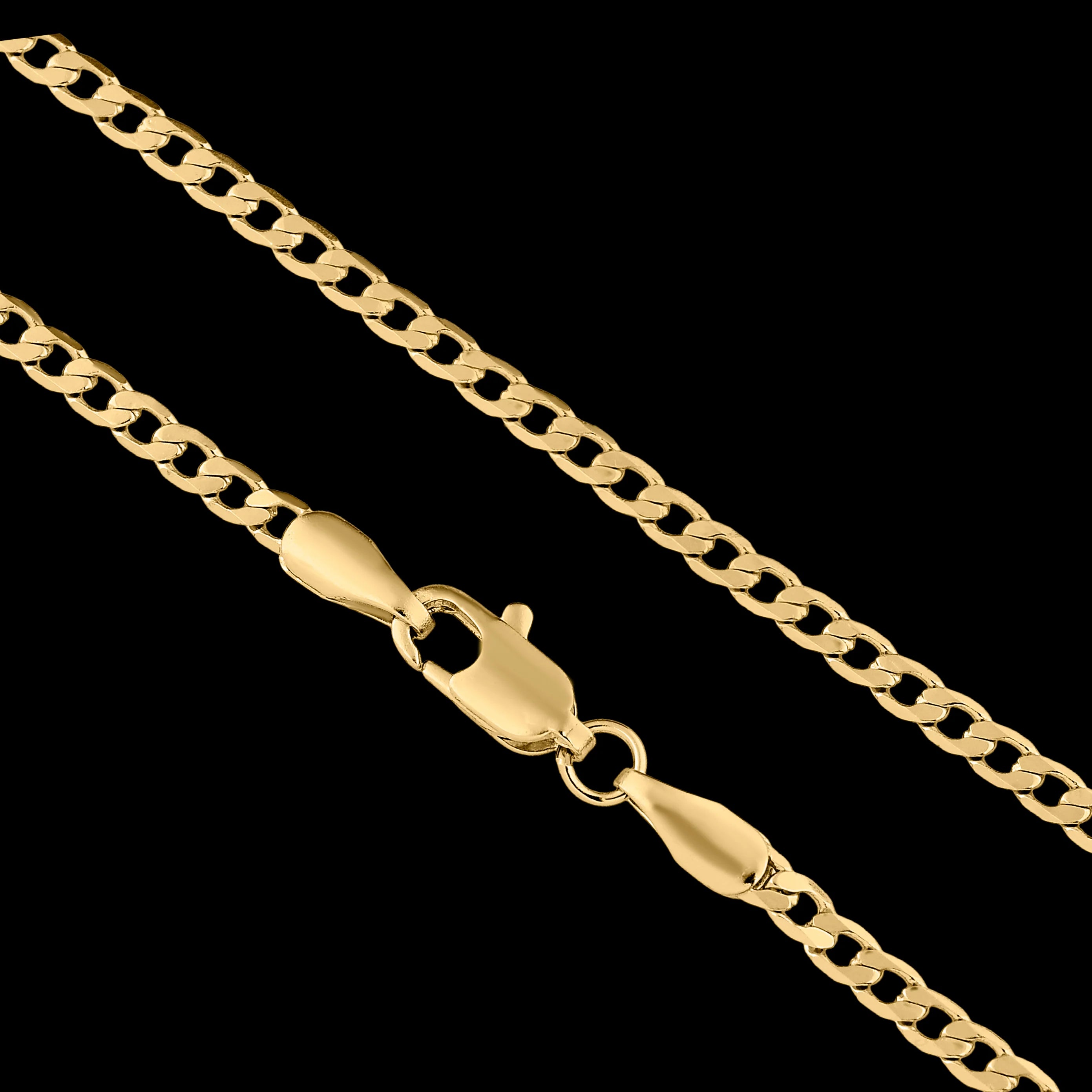 Corrente Grumet Escama 2mm Banhado a Ouro 24k